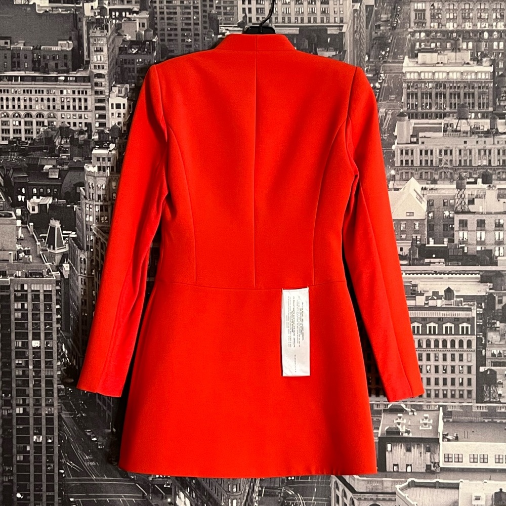 BCBGMaxAzria Waleska Jacket Dress in Bright Poppy - Picture 3 of 5